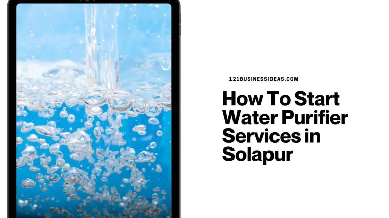 How To Start Water Purifier Services in Solapur