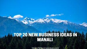 Top 20 New Business ideas in Manali  (1)