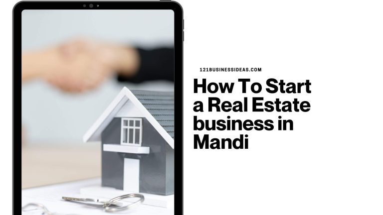 How To Start a Real Estate business in Mandi