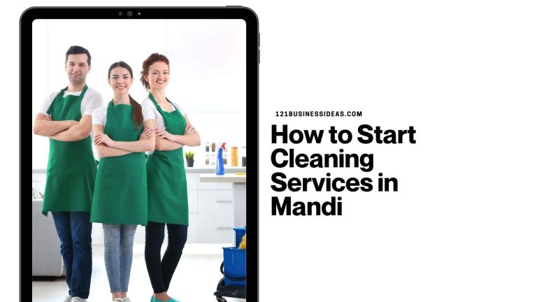 How to Start Cleaning Services in Mandi